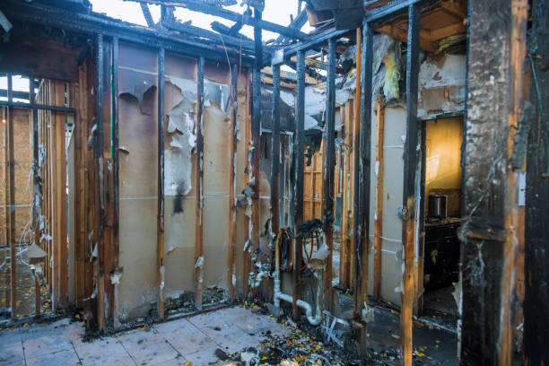 Professional Fire Damage Removal technician working in Peshtigo, WI